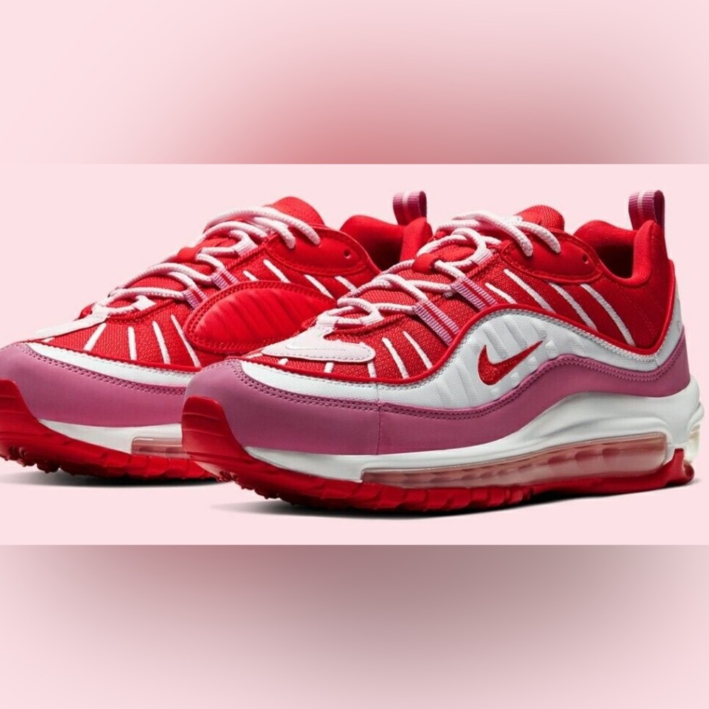 Nike Air Max 98 Valentine's Day Pink Red White